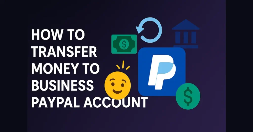 how to transfer money to business paypal account