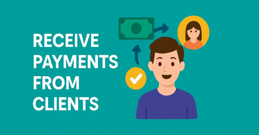 receive payments from clients