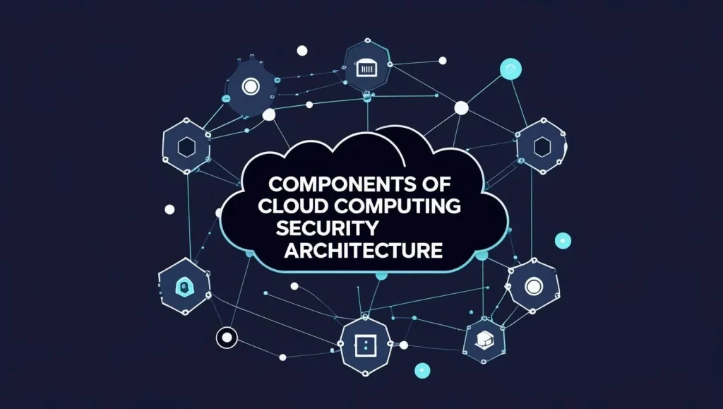 What are the components for cloud computing security architecture